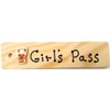 GIRL'S PASS - AA-911 GKID MADE in USA - 8"x2"