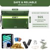 WJTZDZ Upgraded Fireproof Money Bag, 10 Layers of Heat Insulated