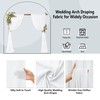 8 Panels Wedding Arch Draping Fabric 28" x 20Ft Wedding
