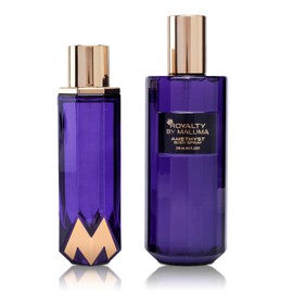 Royalty by Maluma Amethyst Gift Set, 2 pcs - Luxurious Body Spray for Women - Fruity Floral Chypre Scent - Top Notes of Bergamot and Black Currant - Long-Lasting Perfume for Women