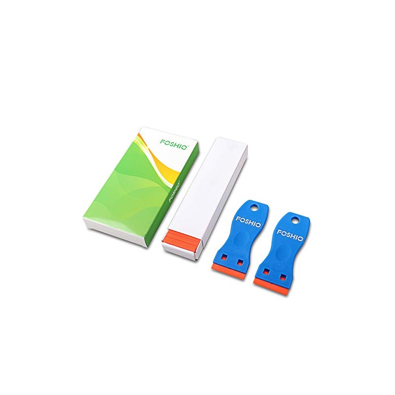 FOSHIO Plastic Razor Blade Scraper Include 2PCS Scraper Tool and