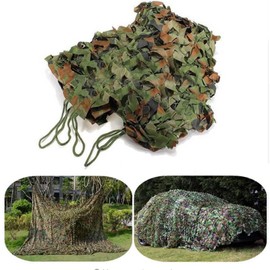 UKUSI 3M*4M Camouflage Woodland Netting,210D Oxford Cloth Camping Military Hunting Shooting Sunscreen Nets for Decoration Camping Theme Party Camping Military Hunting Shooting Sunscreen Nets (3M*4M)