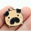 Golf Marker Pug Dog Cute Animal Ball Marker Iron Base