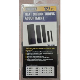 STORE HOUSE Heat Shrink Tubing Assortment 127PC.