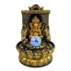 SURPRIZON Ganesha Statues Indoor Water Fountain, Elephant Buddah Statute Tabletop