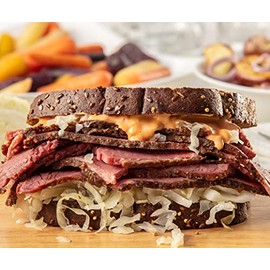 Burgers' Smokehouse Fully Cooked & Sliced Corn Beef Brisket (Two 12 oz. Trays)