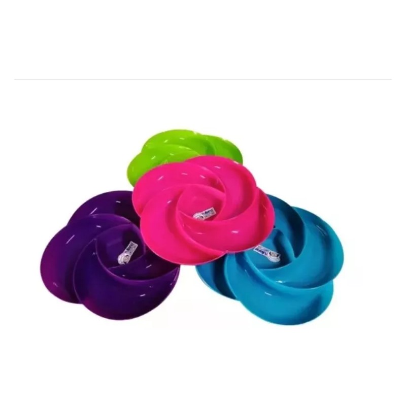 Yuliana Juego 10 Platos Botaneros Yuliana 5 Divisiones Colores Surti