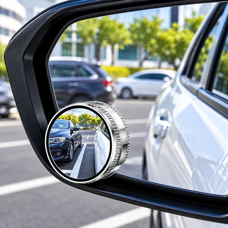 2-Pack Wide Angle Blind Spot Mirrors for Cars – 360°