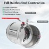 TA-VIGOR HVAC Duct 5 Inch Stainless Steel Backdraft Damper -