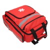 Red Firefighter Bag Large Capacity First Responder Bag Durable Emergency