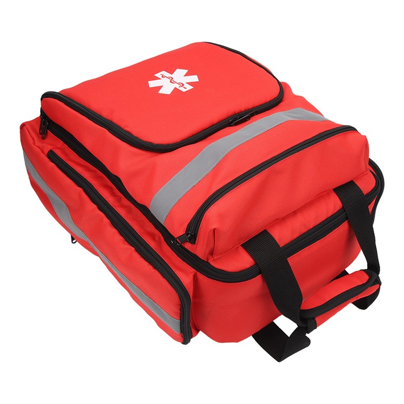 Red Firefighter Bag Large Capacity First Responder Bag Durable Emergency