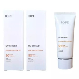 IOPE 아이오페 UV 쉴드 선 프로텍터 XP 60ml x 2개 선크림 선블록 자외선차단 IOPE UV Shield Sun Protector XP 60ml x 2 Sun Cream Sunblock SPF