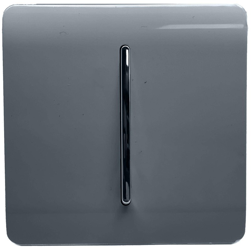 Trendi 1 Gang 2 Way 10 Amp Rocker Chrome Light