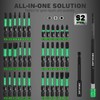 74-Piece Magnetic Nut Driver Set for Impact Drill Metric &