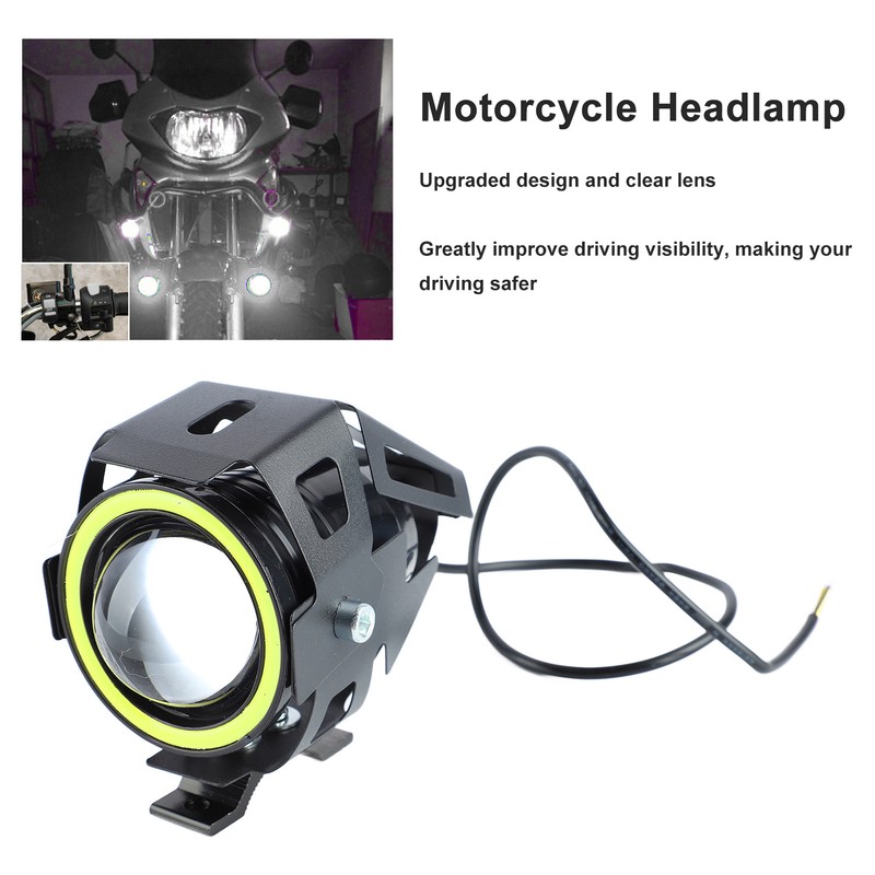 Motorcycle Headlight 4 Lighting Modes Unique Aperture 12 to 60V