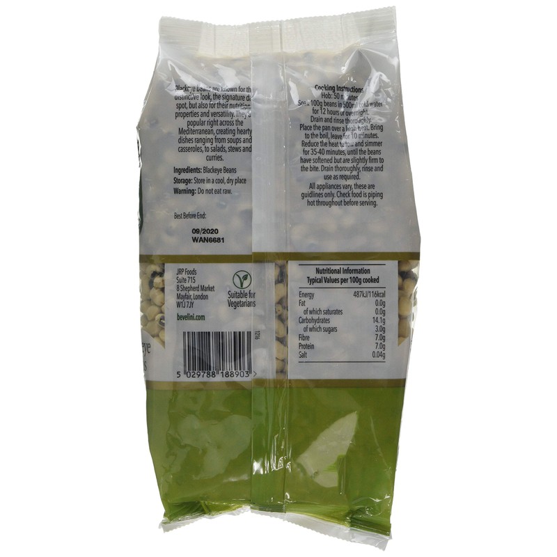 Bevelini Blackeye Beans, 500 g