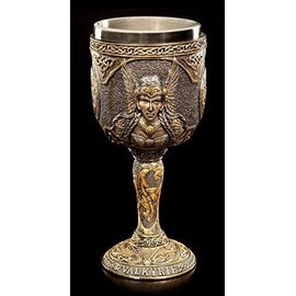 Viking Goblet Nordic Goddess Valkyrie Fantasy Decorative Figure