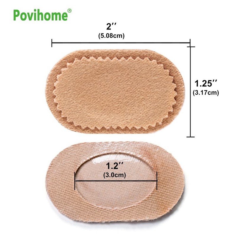 Povihome 48 Count Bunion Cushion Pads, Bunion Foot Protectors for