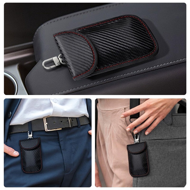 Faraday Pouch for Car Key, WEKUBA 3 Packs of Faraday