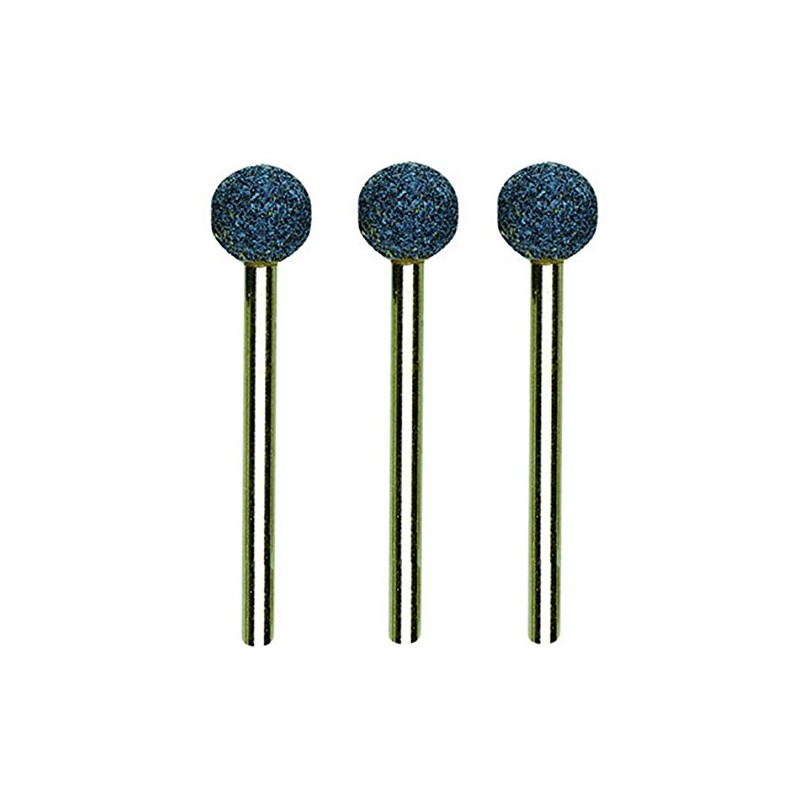 Proxxon 28782 Corundum Grinding bits, 3 pcs., Ball