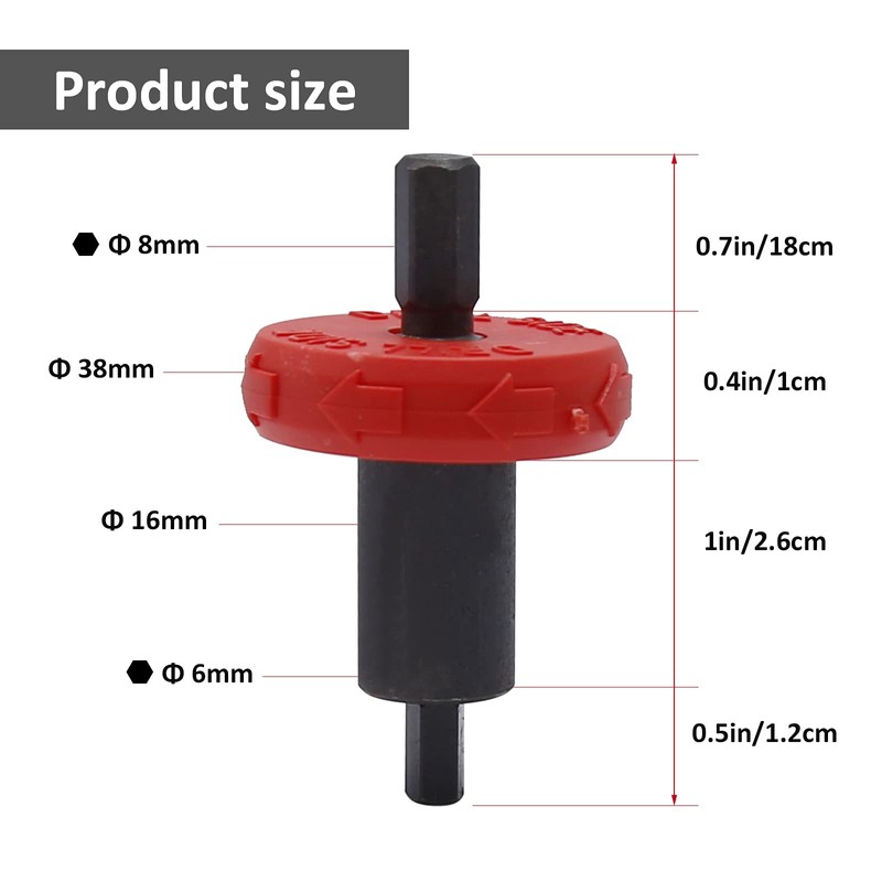 Saihisday Jump Start Electric Engine Starter Drill Bit Adapter Compatible