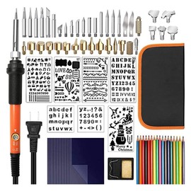 83 PCS Soldering Iron Set 60W Rapid Heating Adjustable Temperature   Solder Kit Welding Tool for Home