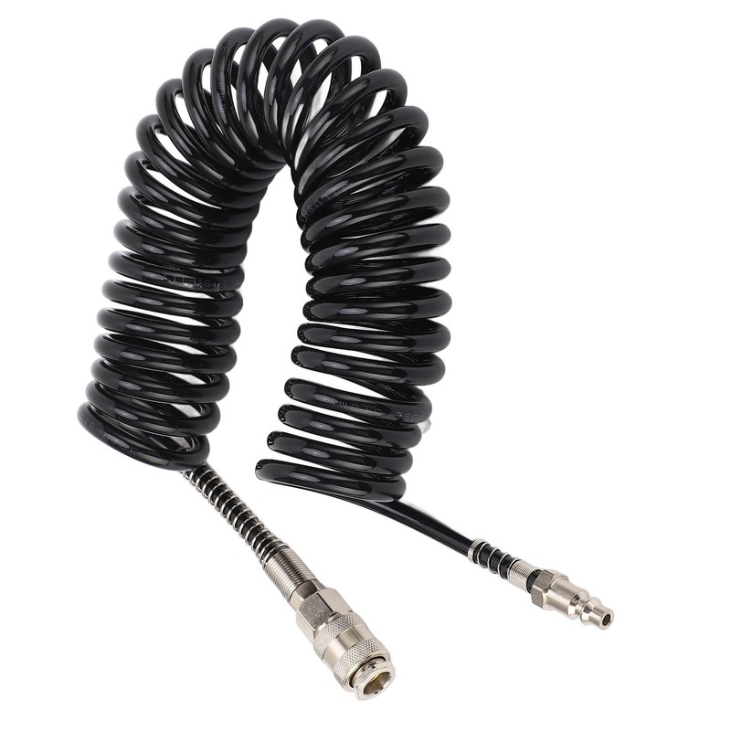 Recoil Air Hose Pressure Resistant Durable Flexible Lightweight Coiled Air
