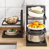 3-Tier Cookware Rack – 16.5 Inches High, Ideal for Cast