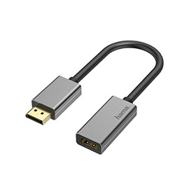Hama HDMI to VGA Adapter Full HD 1080p (HDMI Male, VGA Female, Adapter for Connecting PC, Laptop, Computer with HDMI to Monitor, TV or Projector with VGA Port, Converter)