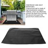 Under Grill Mat Double Sided Rectangular Silicone Fireproof Grill Pad