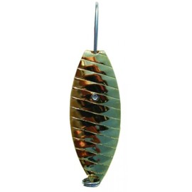 Aqua Dream WS01 1/4-Ounce Weedless Spoon, Gold Finish