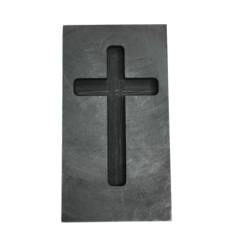 LLF Cross Casting Ingot Metal Scrap Refining Gold Silver Cross
