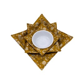 Microwave Bowl Cozy Single or Set of 3, Soup Bowl Cozy, Hot Bowl Holder, Bowl Cozy For Microwave, Bowl Cozy Set, Soup Bowl Holder Handmade - Specification: Medium