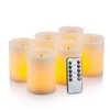 Flameless Flickering LED Candles 3" X 4" with 10-Key Remote