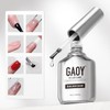 GAOY Clear Builder Gel for Nails, 16ml Rubber Base Builder