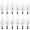 SATONA 60W 120V E12 Base B10 CTC Incandescent Light Bulbs,