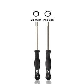 HUZTL Carburetor Adjustment Tool (21-Teeth Splined + Pac Man) Carburator Adjusting Kit for 2-Cycle Small Engine Poulan Husqvarna Homelite Weed Eater Craftman Echo Trimmer Blower