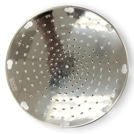 Alfa VS-12SD-3/32 Stainless Steel Grading Disk Replacement for Commercial Kitchen Shredders | 9.25" Diameter - 3/32" Grating Holes | Replacement for GS-12 and VS-9 Graters and Shredders