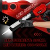 VISHIGH 2 in 1 Cordless Caulking Gun with 2 Batteries,