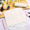 5 hojas de silicona falsas para practicar tatuajes de labios,