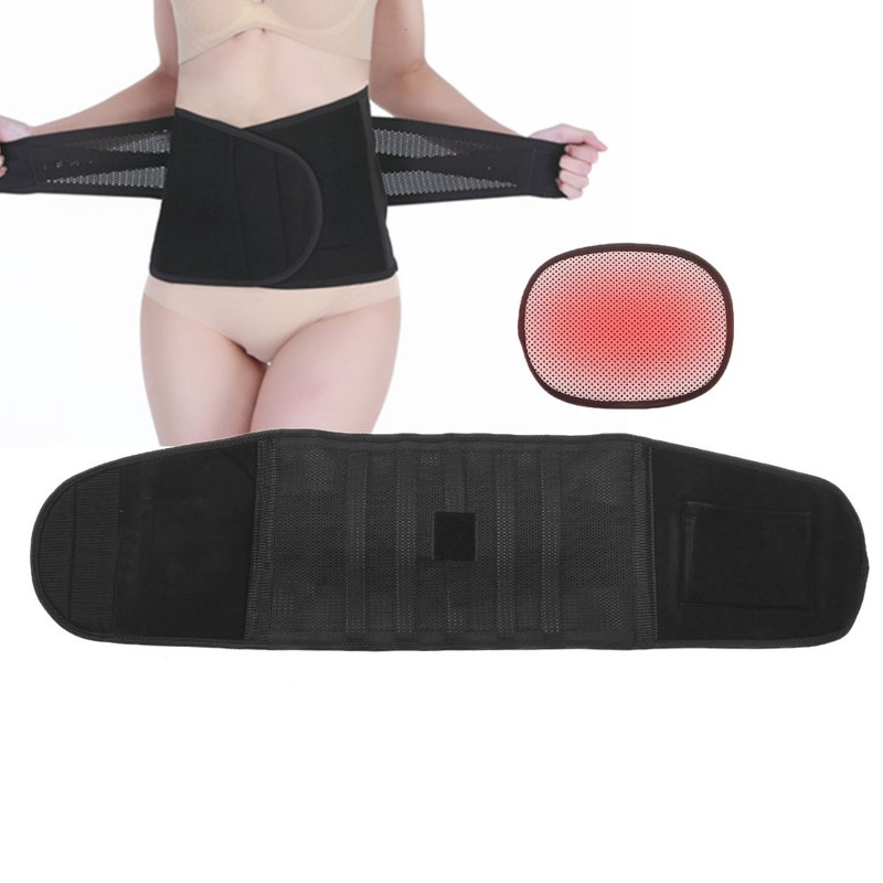 Men Women Orthopedic Self Heating Waist Support Back Brace Belt