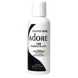Adore Shining Semi Permanent Hair Color 125-Purple Black