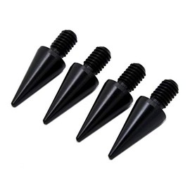 PrecisionGeek M8 10mm dia Black Aluminium Speaker Spikes Set of 4