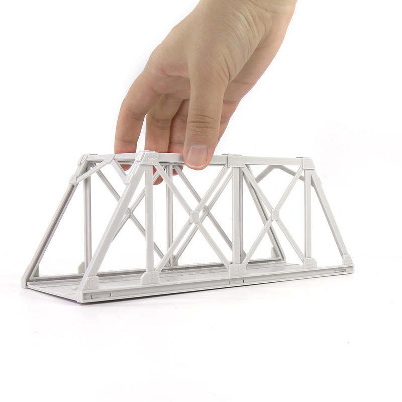 HO Scale 1:87 Model Truss Bridge Kit for Model Track