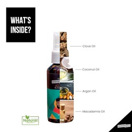 #EverydayHustle Espray De Aceite Para Barba Para Hombres - Fórmula Premium Para Barba Para El Aseo Diario, Hidratante Y Brillo Extra, Para Todo Tipo De Barba, Aroma De Clavo, 60Ml Claro