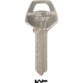 KABA ILCO CO98-A1001C1 Key Blank for Corbin Lockset, Equivalent to Corbin Key Blank Z1-59C1-6