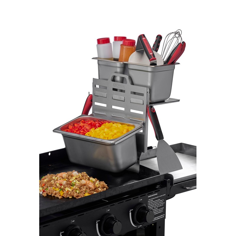 Chef Master Steam Pan Insert & Adjustable Griddle Shelf Set