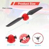 MECCANIXITY 7.5x4 Inch RC Plane Propeller, RC Folding Propellers Spinner