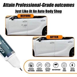 SNSIR Touch Up Paint Kit for Lexus Ultra White 083 Car Scratch Remover DIY Kit Easy HQ