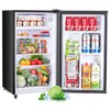 Zibbizo Zibbizo Upgraded Mini Fridge for Bedroom 3.2 Cu.Ft Small